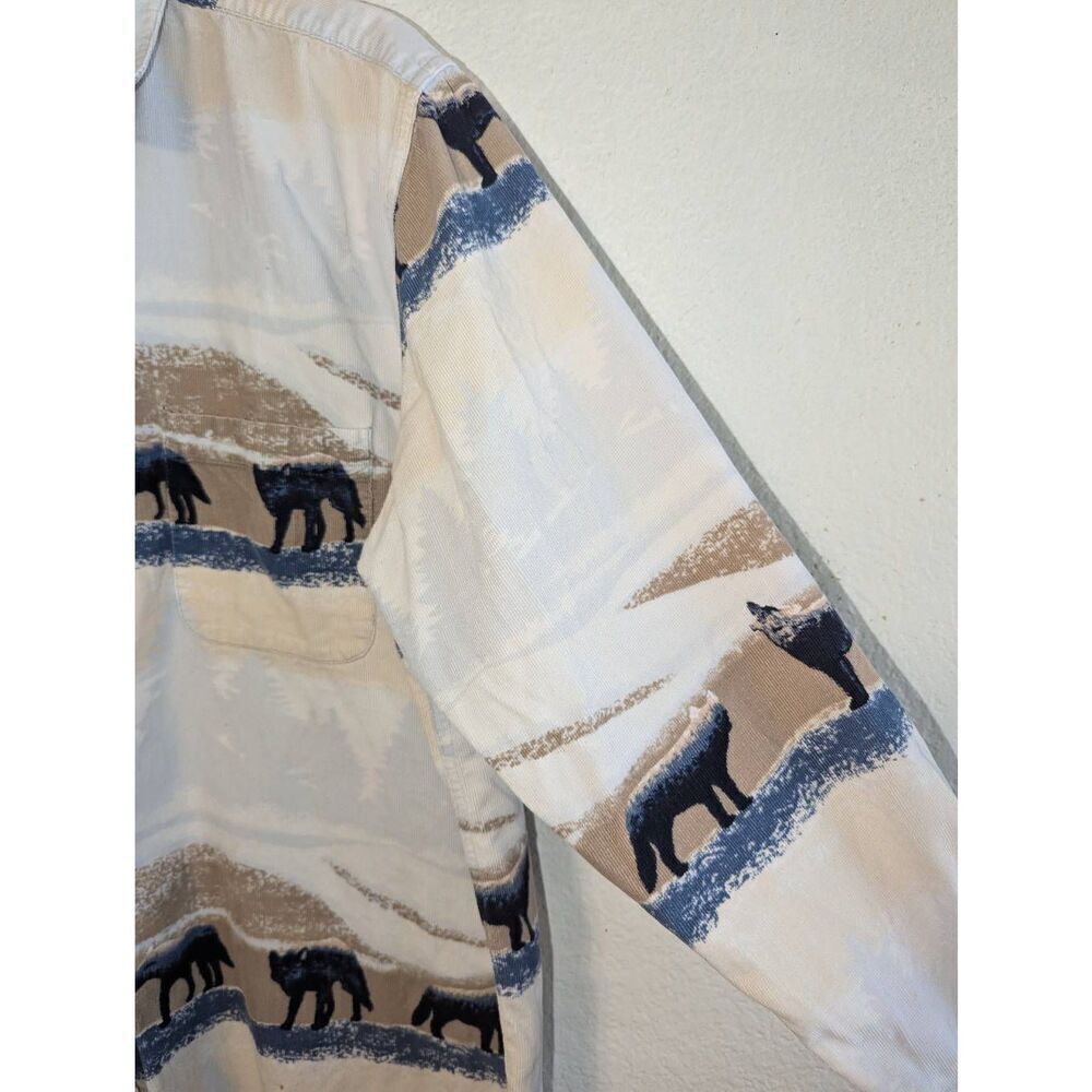 Bit & Bridle White and Blue Button Down Shirt - Picture 16 of 16